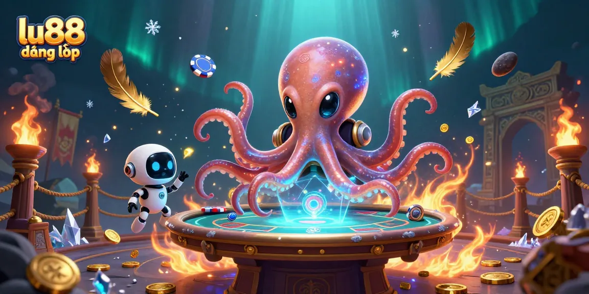 Experience thrilling games at lu88 đăng nhập with vibrant poker action and futuristic elements.