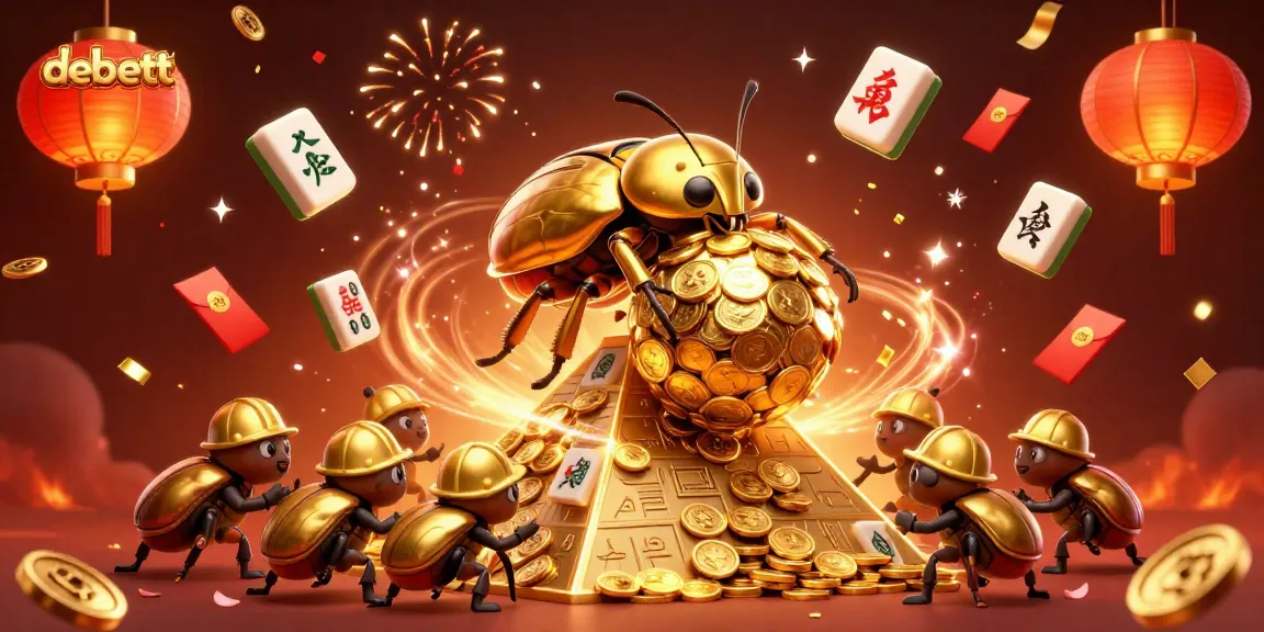 Experience thrilling gaming at debett with a captivating 3D illustration blending excitement and casino themes.