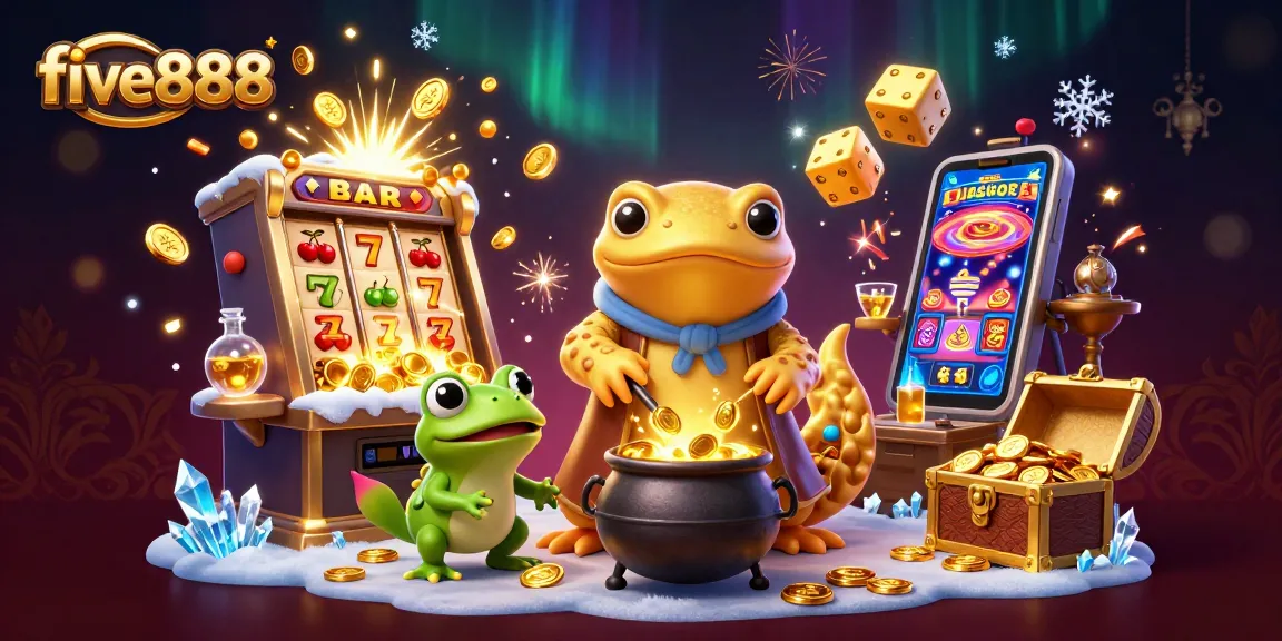 Transform wins with five888 by playing in an exciting 3D casino scene.