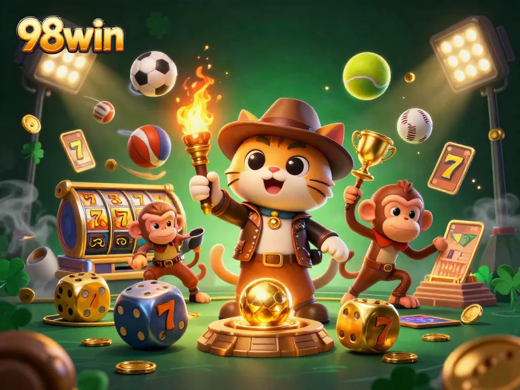 Engage in exciting 98win slots and sports action in a vibrant, immersive casino adventure.