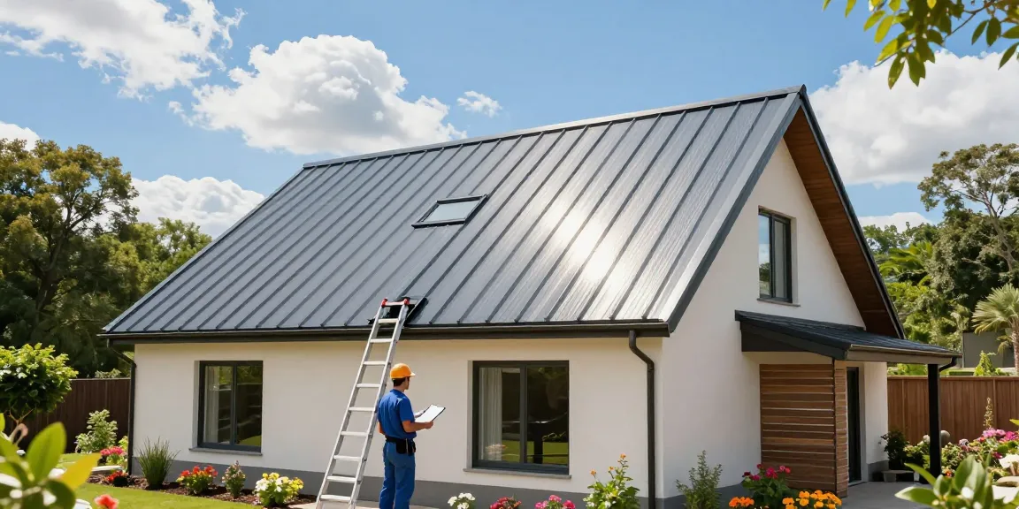 MRoof metal roofing installation showcasing durability and style on a modern home