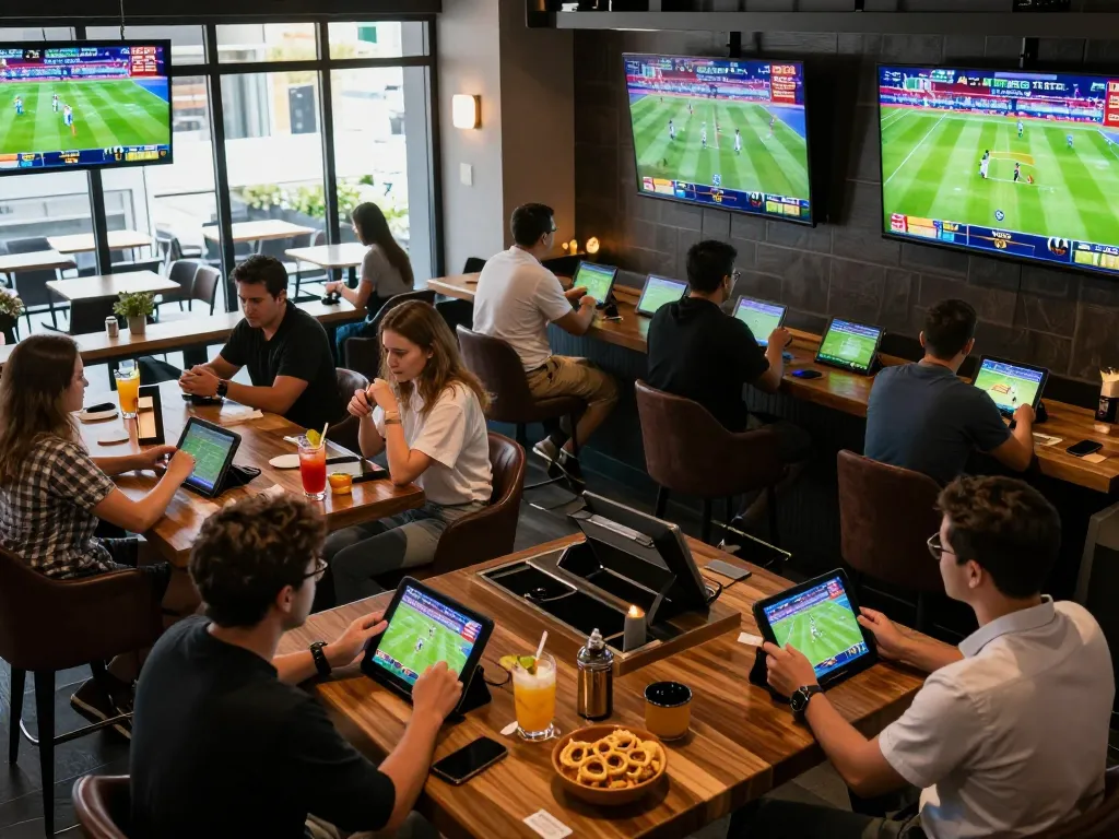 Experience the thrill of sports betting at uu 88 in a vibrant sports bar atmosphere.