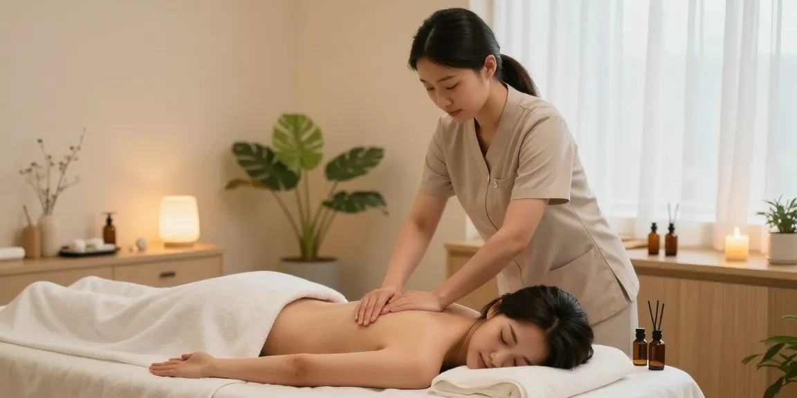 Incheon 출장마사지 session with skilled therapist and calming atmosphere.