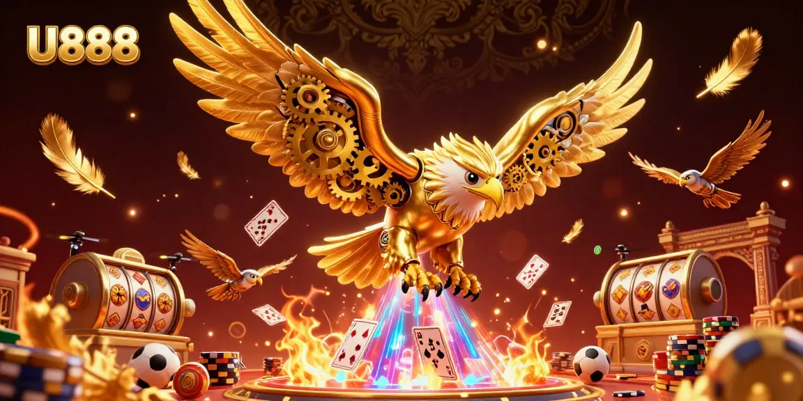 Win big with U888's vibrant casino experience featuring games and winning tokens.