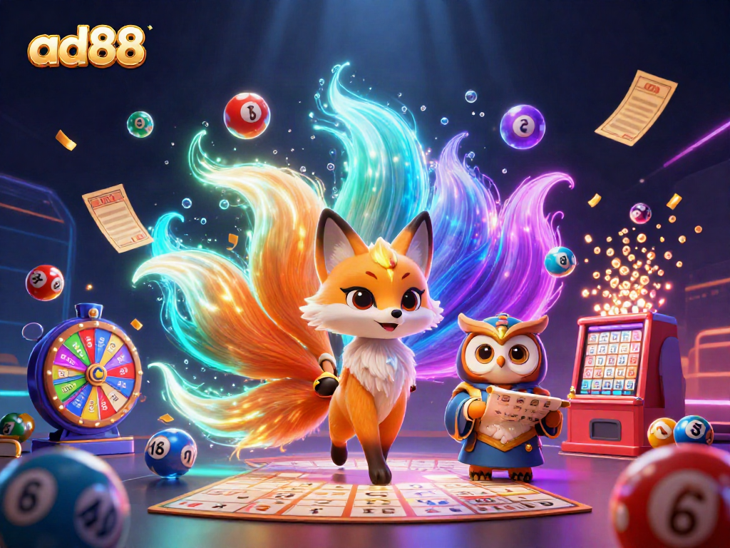 Experience thrilling gameplay in ad88's colorful casino world filled with exciting games and rewards.
