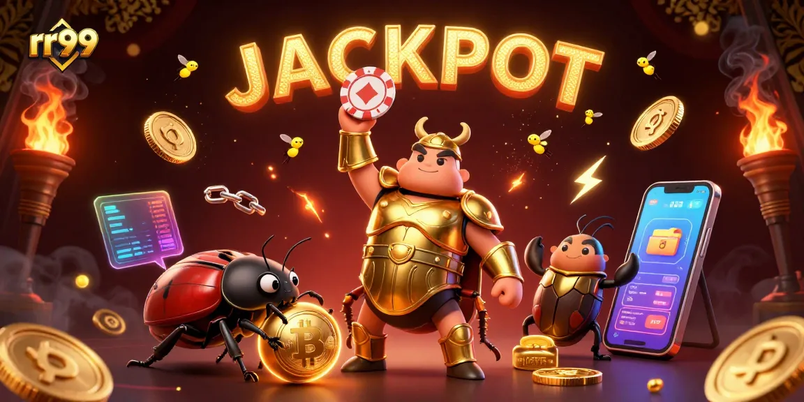 Experience thrilling gameplay with rr99 in this vibrant, victory-themed 3D digital artwork.